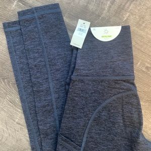 Aerie “Offline” leggings in navy
